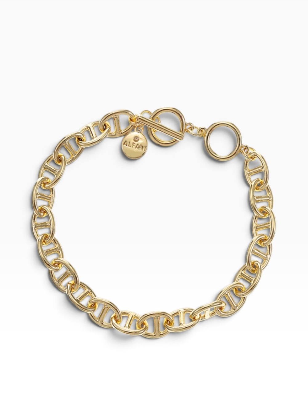 Alfani Gold Link Toggle Bracelet